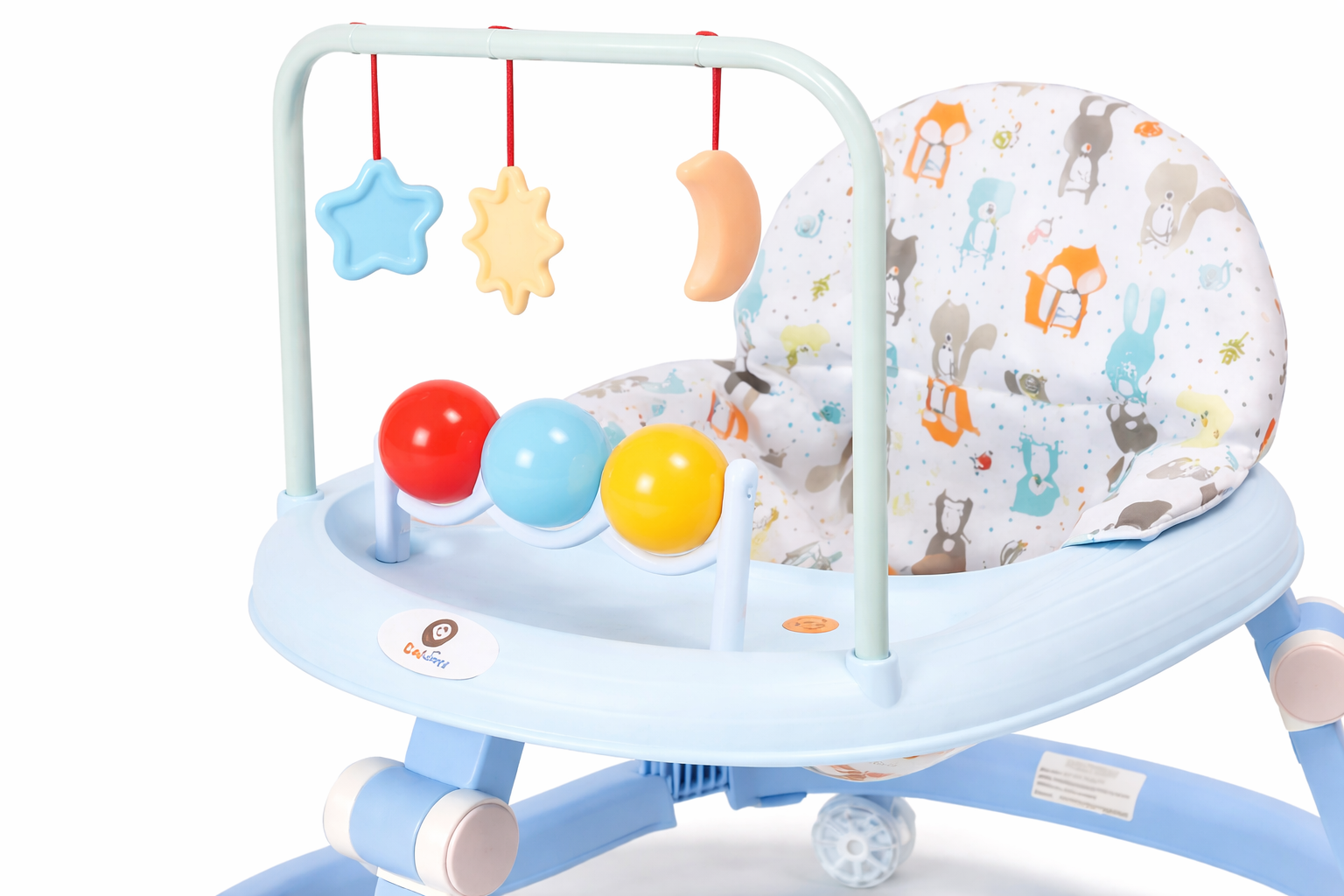 Дитячі ходунки X-624 голубі музичні - мініатюра 4