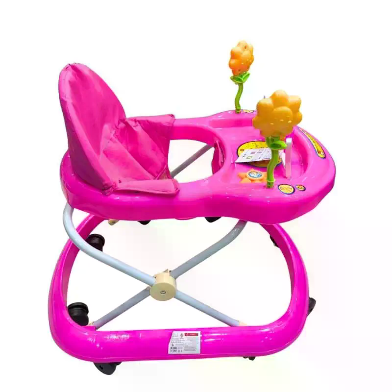 Дитячі ходунки X-621 рожеві з бджілкою - мініатюра 2