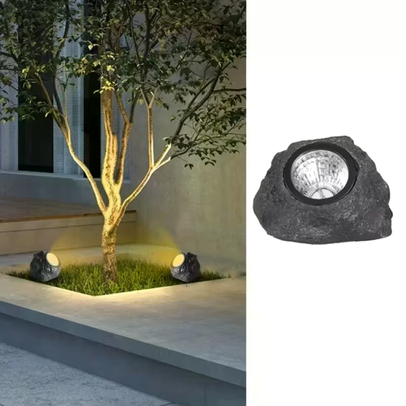Садовий світильник Garden Light Stone на сонячній батареї - мініатюра 9