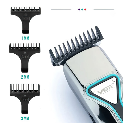 Машинка для стрижки VGR V-008 акумуляторна USB - мініатюра 2