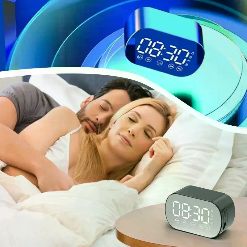 Bluetooth колонка S15 BT з годинником - мініатюра 7