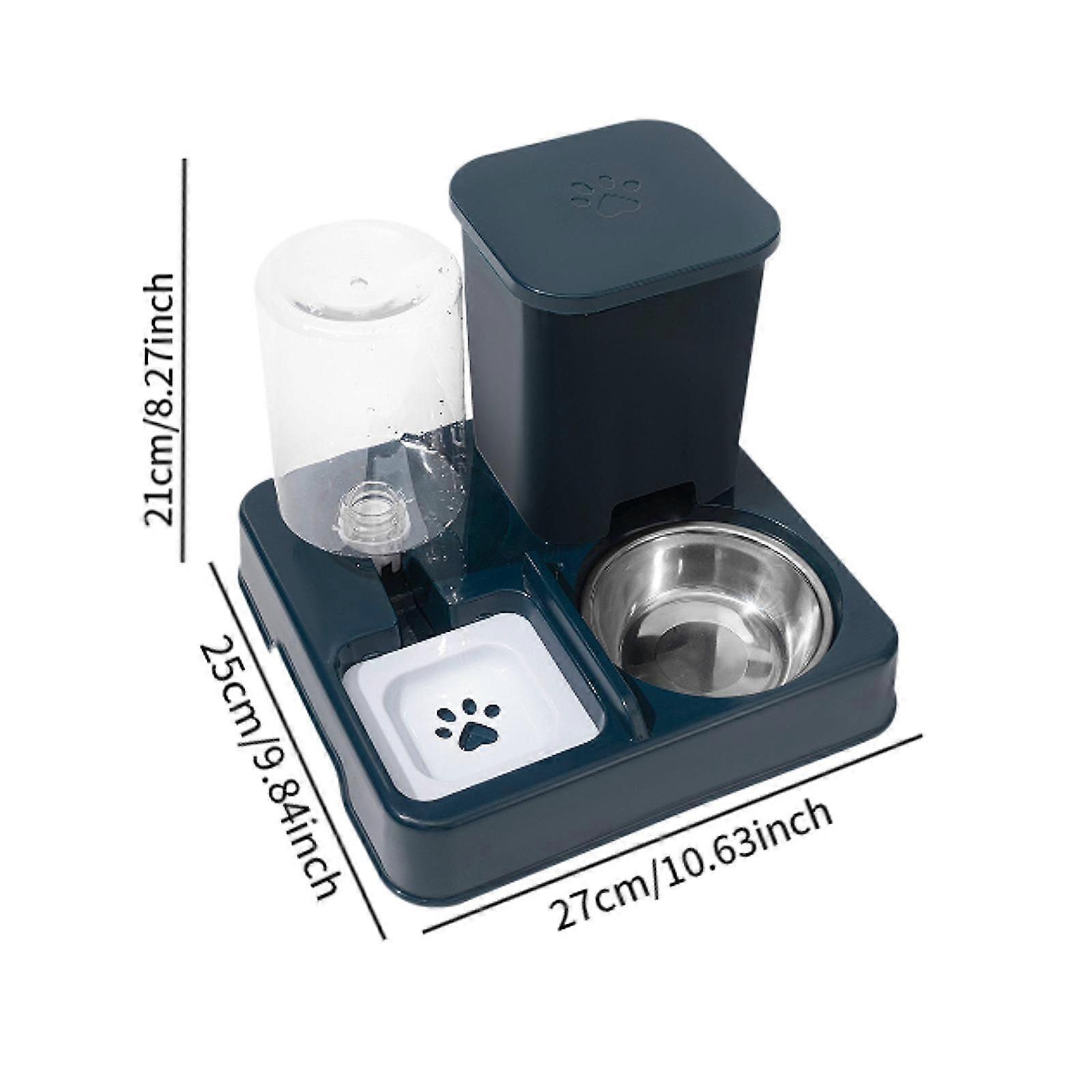 Автоматична годівниця з поїлкою 2 в 1 для котів і собак - мініатюра 3