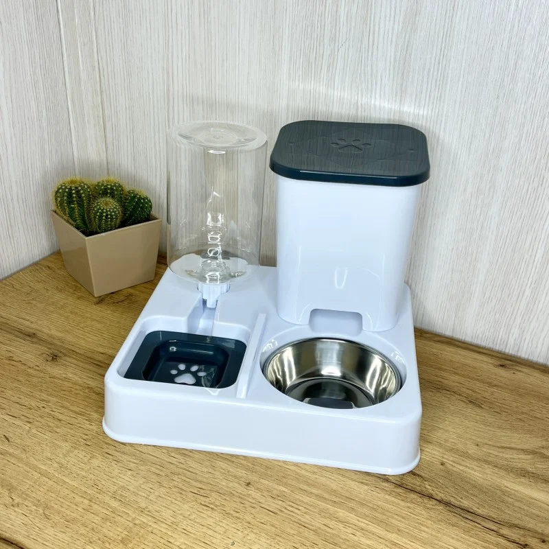 Автоматична годівниця з поїлкою 2 в 1 для котів і собак - мініатюра 7