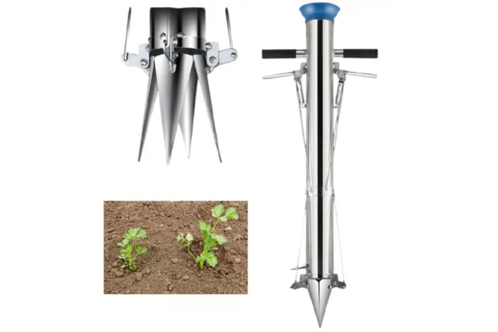 Трубчаста саджалка для розсади з пружиною та дозатором - мініатюра 1