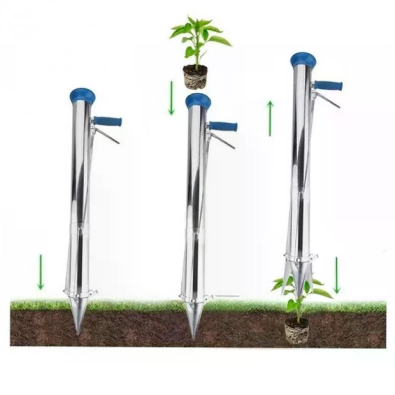 Трубчаста саджалка для розсади з пружиною та дозатором - мініатюра 2