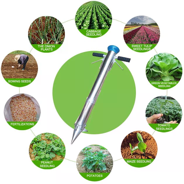 Трубчаста саджалка для розсади з пружиною та дозатором - мініатюра 8