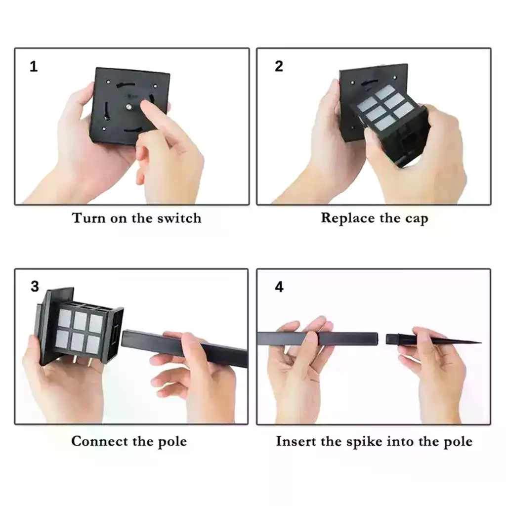 Садовий ліхтар на сонячній батареї - мініатюра 4