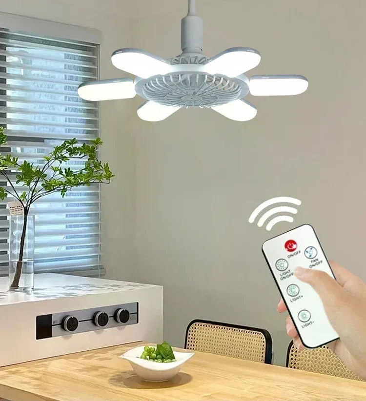 Лампа LED з вентилятором у патрон E27 AY1033 - мініатюра 3