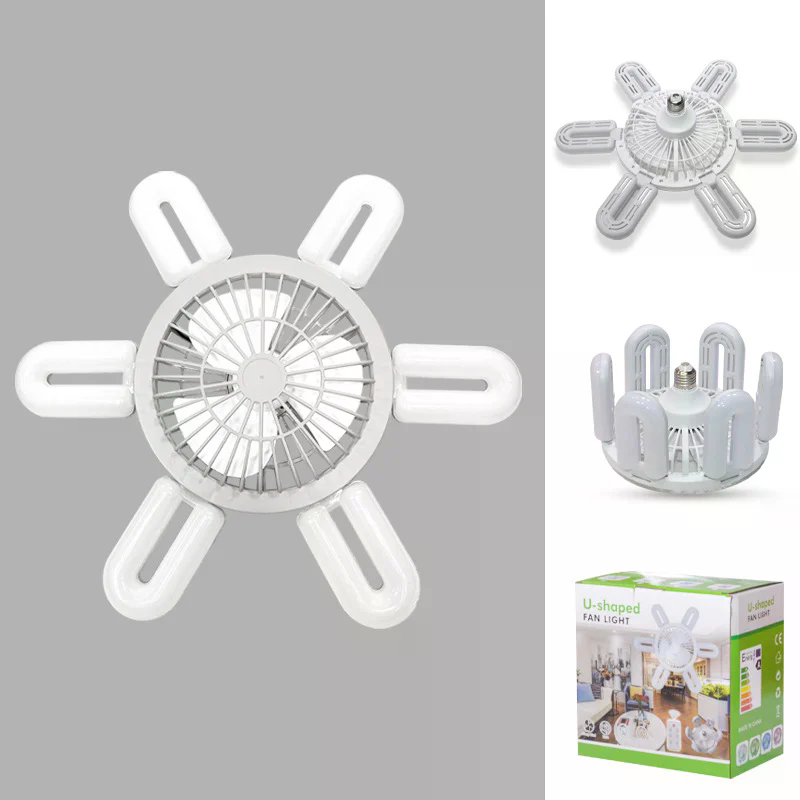 Лампа LED з вентилятором у патрон E27 AY1033 - мініатюра 4