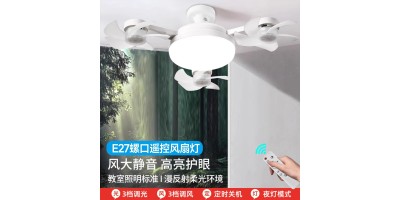 Лампа LED з вентилятором у патрон E27 AY1055 - мініатюра 2