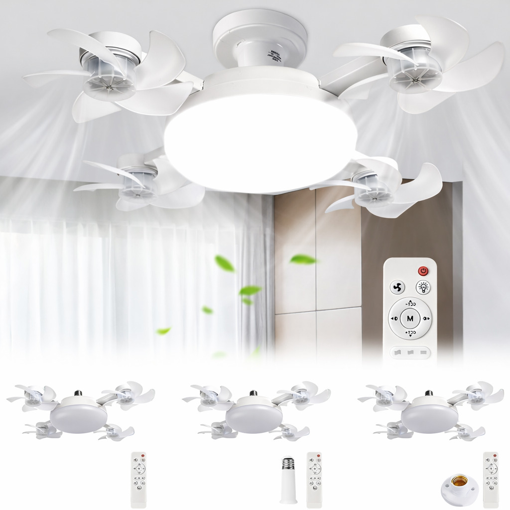 Лампа LED з вентилятором у патрон E27 AY1053 - мініатюра 7