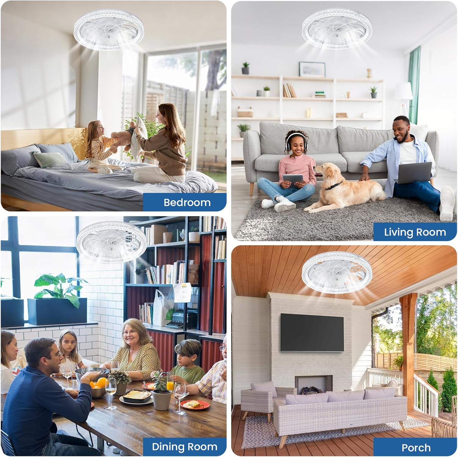 Лампа LED з вентилятором у патрон AY1035 - мініатюра 6