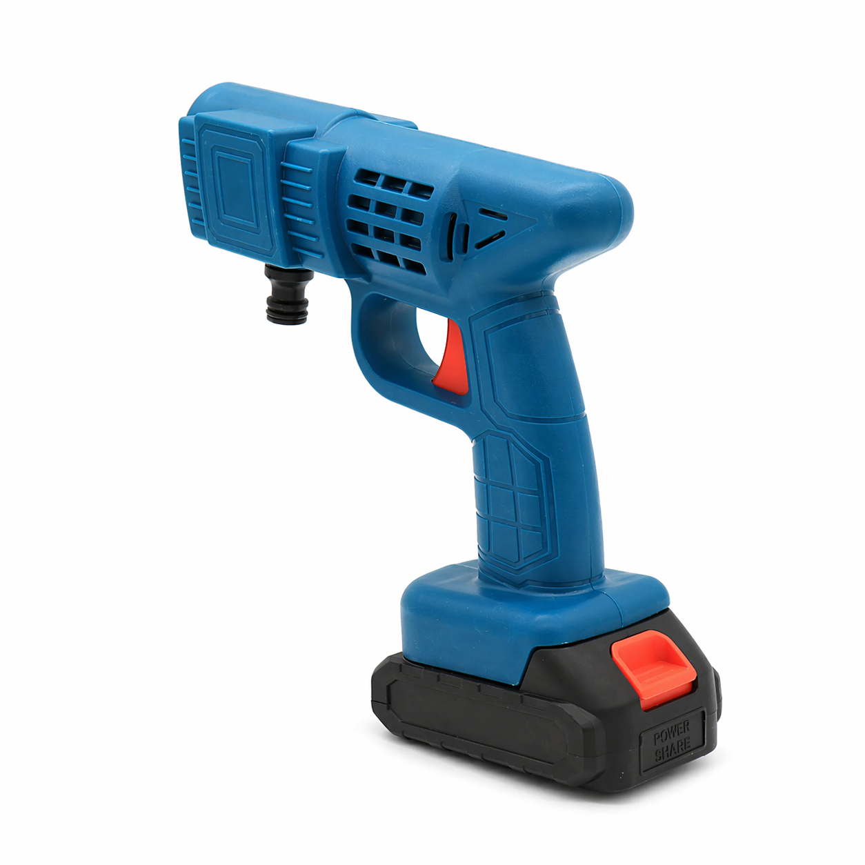 Акумуляторна мийка високого тиску 48V з піногенератором 2 акумулятори синя - мініатюра 5