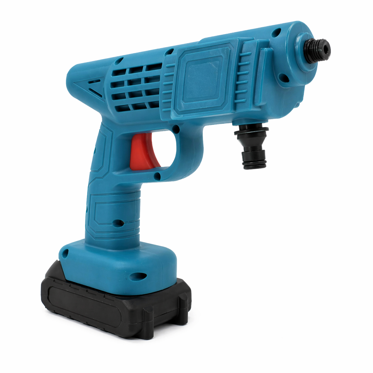 Акумуляторна мийка високого тиску 48V з піногенератором 2 акумулятори синя - мініатюра 6