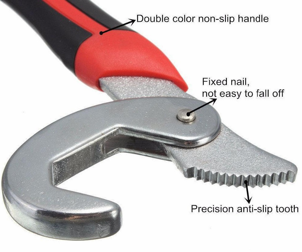 Універсальний гайковий ключ Snap N Grip із смарт-головками для гайок усіх розмірів - мініатюра 4