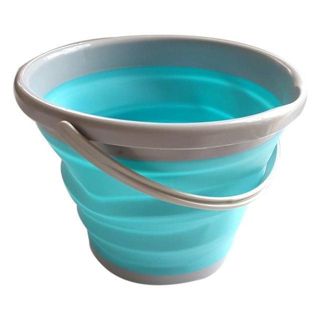 Туристичне складане відро, 5 л Cіліконове відро Сollapsible Bucket - мініатюра 3