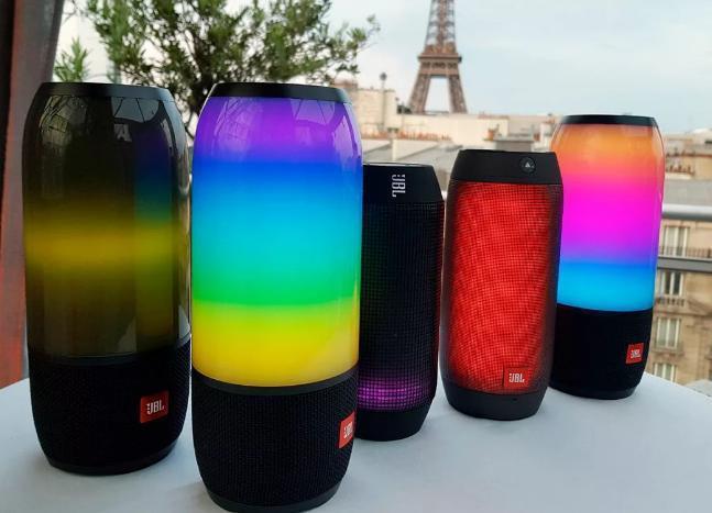 Портативна бездротова колонка JBL Pulse 3 Bluetooth динамік з райдужною RGB підсвіткою