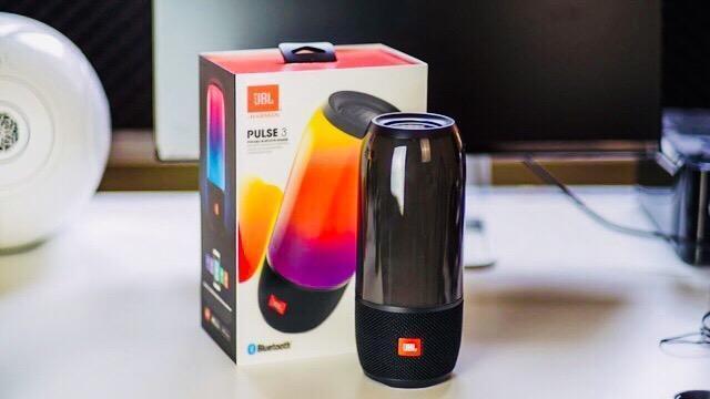 Портативна бездротова колонка JBL Pulse 3 Bluetooth динамік з райдужною RGB підсвіткою - мініатюра 2