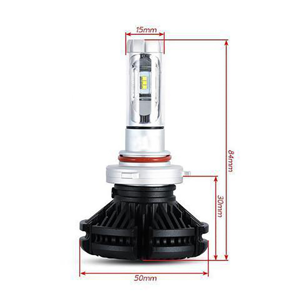 Автомобільні лампи X3-H7 Xenon ∙ Комплект світлодіодних LED ламп в авто - мініатюра 3