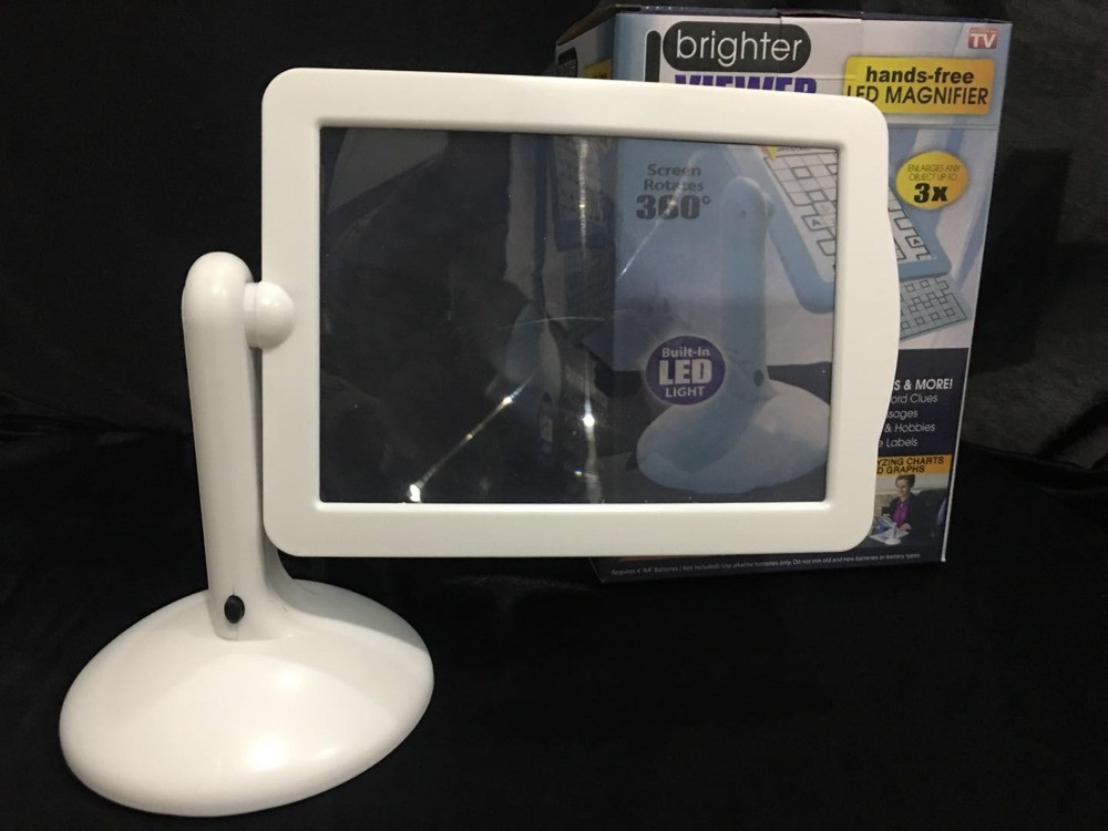 Настільна лупа з підсвічуванням Brighter Viewer Збільшувальне скло - мініатюра 8