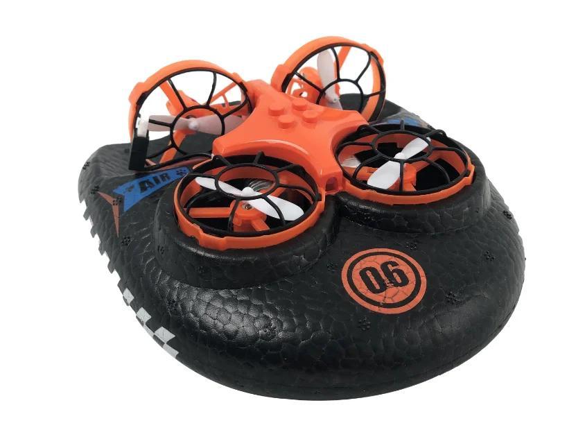 Дитяча іграшка Катер-дрон-машинка Trix 3в1 K2 Квадрокоптер на дистанційному керуванні, 3 режими - мініатюра 2