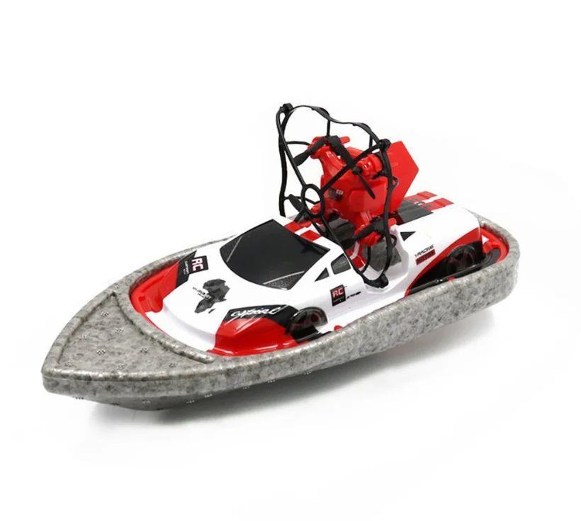 Інтерактивна дитяча іграшка Катер дрон - машинка - квадрокоптер 3 в 1 ∙ Човен BOLT CH405 на радіокеруванні - мініатюра 5