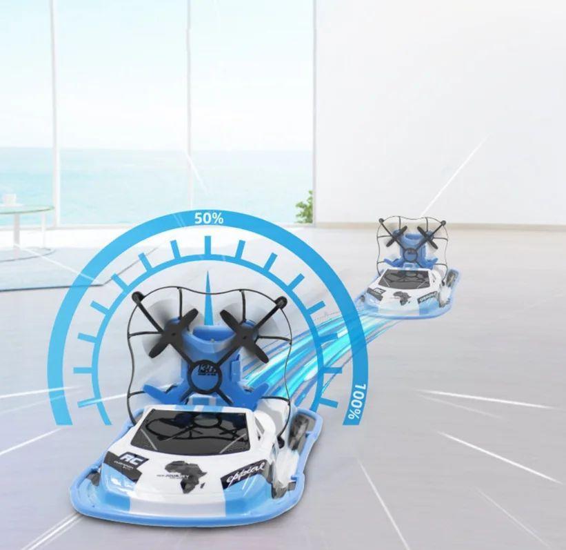 Інтерактивна дитяча іграшка Катер дрон - машинка - квадрокоптер 3 в 1 ∙ Човен BOLT CH405 на радіокеруванні - мініатюра 10