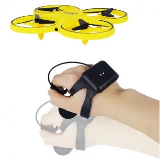 Квадрокоптер Літаючий міні дрон - тарілка Trac KFR-001 з дистанційним керуванням жестами від браслета - мініатюра 6