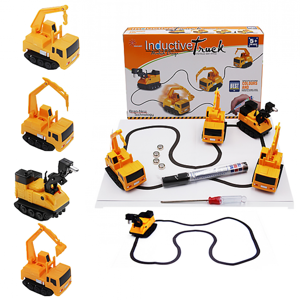 Індуктивна машинка Inductive Truck ∙ Дитяча іграшка індуктивний автомобіль