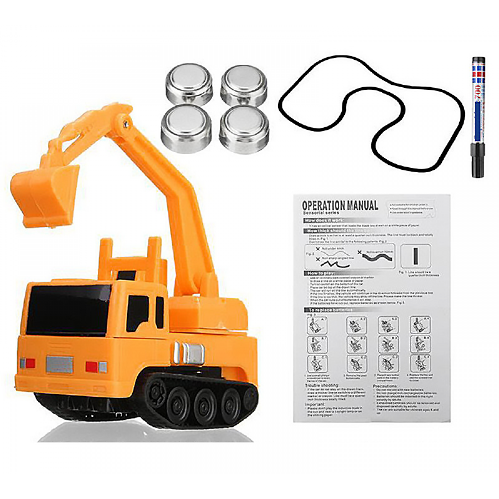 Індуктивна машинка Inductive Truck ∙ Дитяча іграшка індуктивний автомобіль - мініатюра 2