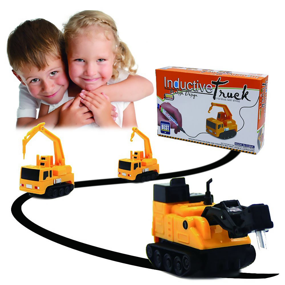 Індуктивна машинка Inductive Truck ∙ Дитяча іграшка індуктивний автомобіль - мініатюра 6