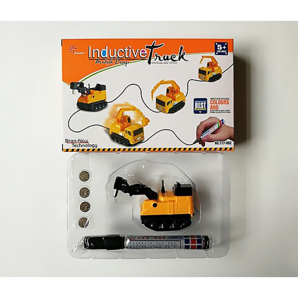 Індуктивна машинка Inductive Truck ∙ Дитяча іграшка індуктивний автомобіль - мініатюра 7
