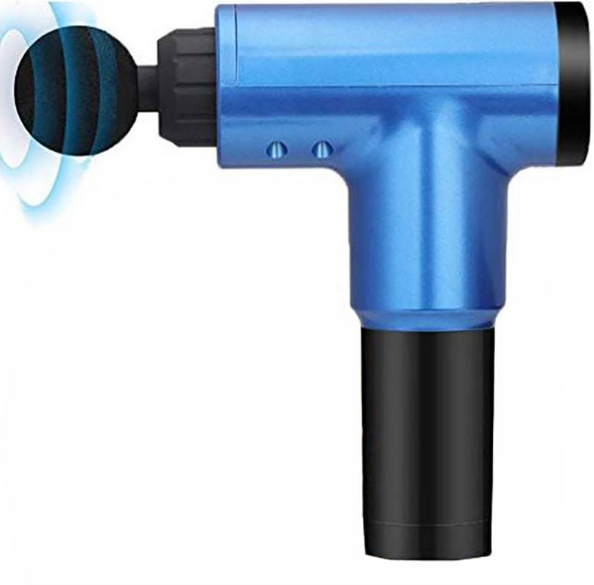 Портативний м'язовий масажер - пістолет Fascial Gun KH-320 ∙ Ручний вібромасажер для фасціального масажу м'язів тіла - мініатюра 3