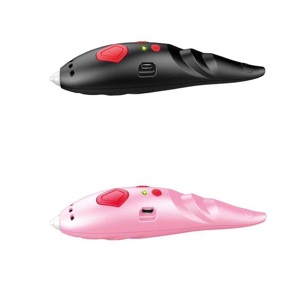 Бездротова 3D ручка з трафаретами 3D Painting Pen 9902 USB ∙ Дитячий набір для творчості - мініатюра 3