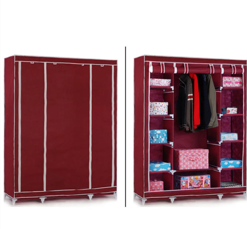 Складна тканинна шафа STORAGE WARDROBE 88130 на 3 секції, 130х45х175 см