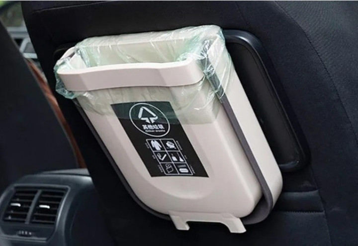 Складне відро - контейнер для сміття Foldable Hanging Garbage Bin ∙ Підвісний кошик для відходів - мініатюра 5