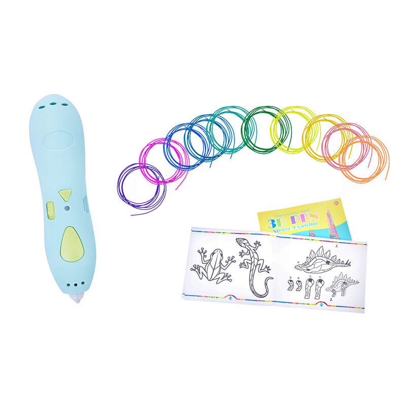 Бездротова 3D ручка Rich Fish Toys 9901 Набір із трафаретами для дитячої творчості - мініатюра 3