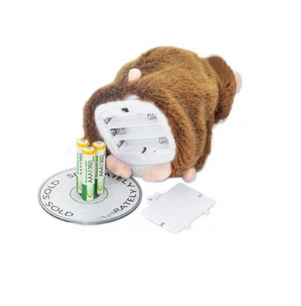 Розмовляющий хом'як-повторюшка Дитяча інтерактивна м'яка іграшка - мініатюра 6