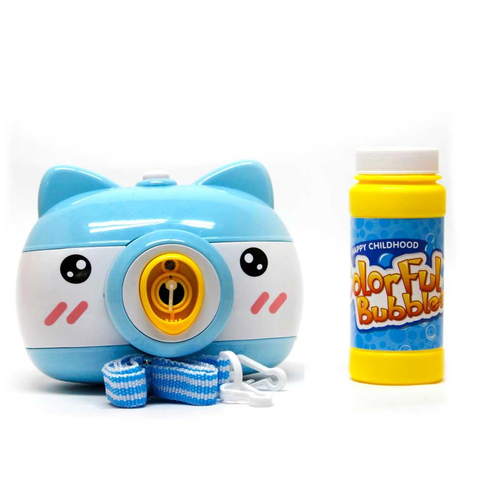 Дитячий фотоапарат для мильних бульбашок Bubble Camera Генератор мильних бульбашок