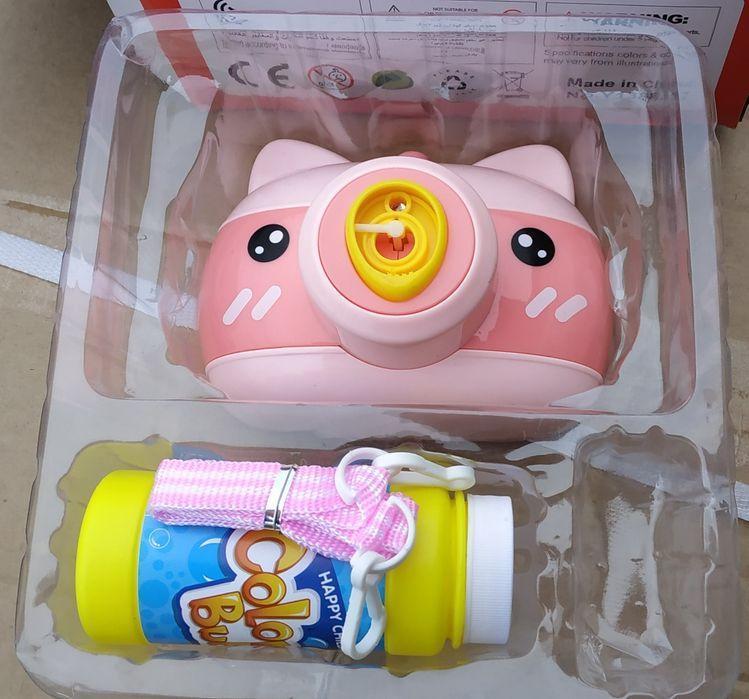 Дитячий фотоапарат для мильних бульбашок Bubble Camera Генератор мильних бульбашок - мініатюра 4