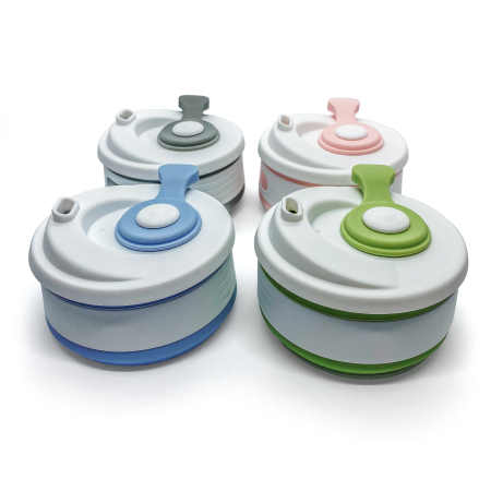 Універсальна термочашка кухоль для кави, чаю, напоїв складна силіконова, 350 мл - мініатюра 2