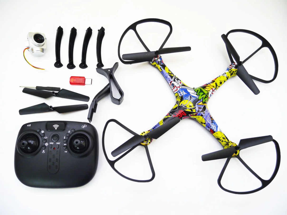 Радіокерований квадрокоптер CD622/623W Літаючий дрон з WiFi камерою - мініатюра 3