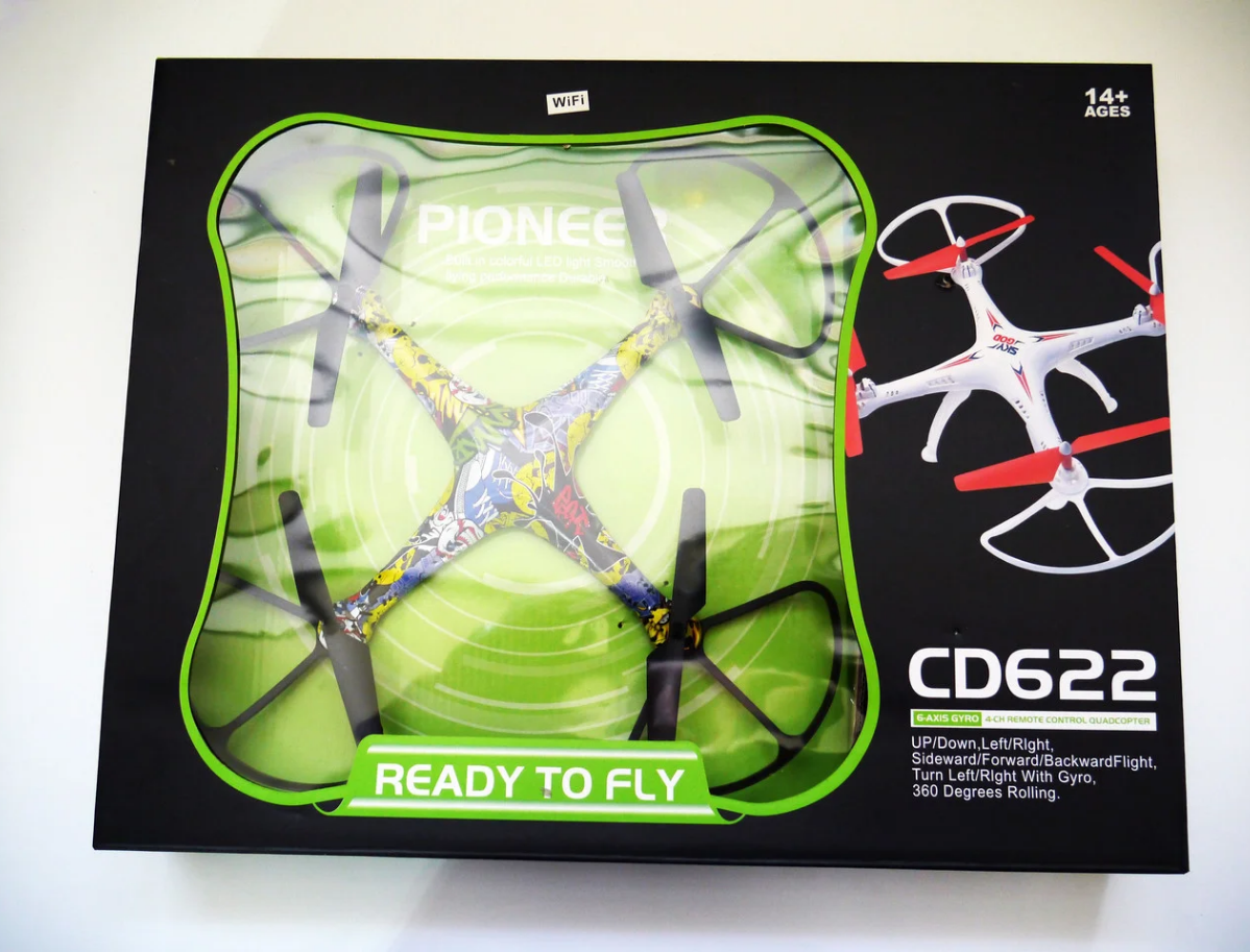 Радіокерований квадрокоптер CD622/623W Літаючий дрон з WiFi камерою - мініатюра 7