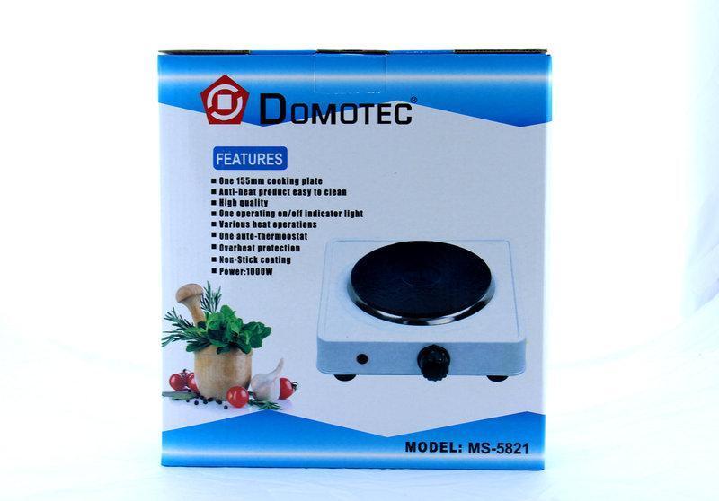 Настільна електроплита Domotec MS-5821 на одну конфорку дискова електрична плитка - мініатюра 3