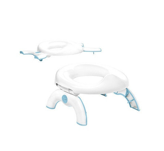 Дитячий дорожній горщик туалет OXO Tot 2-in-1 Go Potty for Travel | накладка на унітаз для дитини