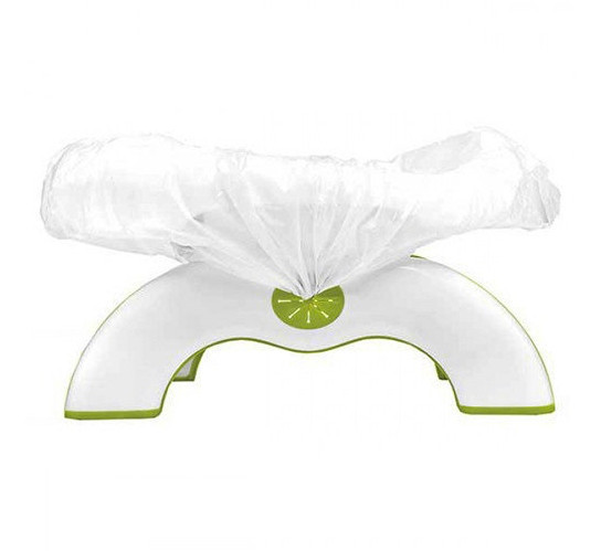 Дитячий дорожній горщик туалет OXO Tot 2-in-1 Go Potty for Travel | накладка на унітаз для дитини - мініатюра 7