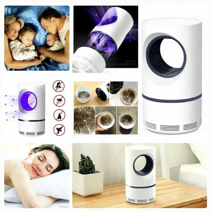 Електрична лампа - знищувач комарів та комах Mosquito Killer JB-666 Лампа-пастка від USB - мініатюра 2