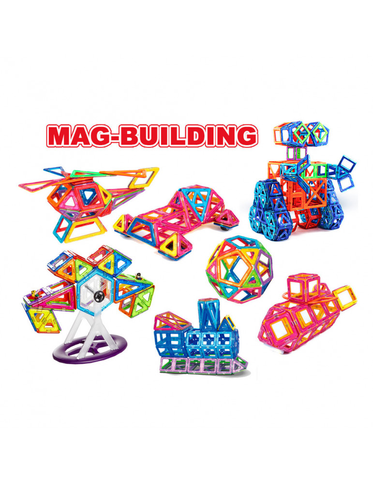 Магнітний конструктор Mag Building на 36 деталей ∙ Конструктор-головоломка для дітей - мініатюра 3