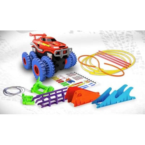 Дитяча гоночна траса Trix Trux Монстр Тракі + 2 машинки в комплекті - мініатюра 5