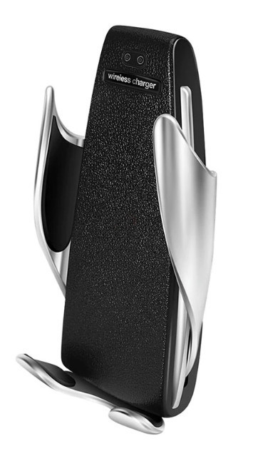 Автотримач телефону з функцією бездротової зарядки S5 Techno Smart Sensor Розумний тримач смартфона для авто - мініатюра 4